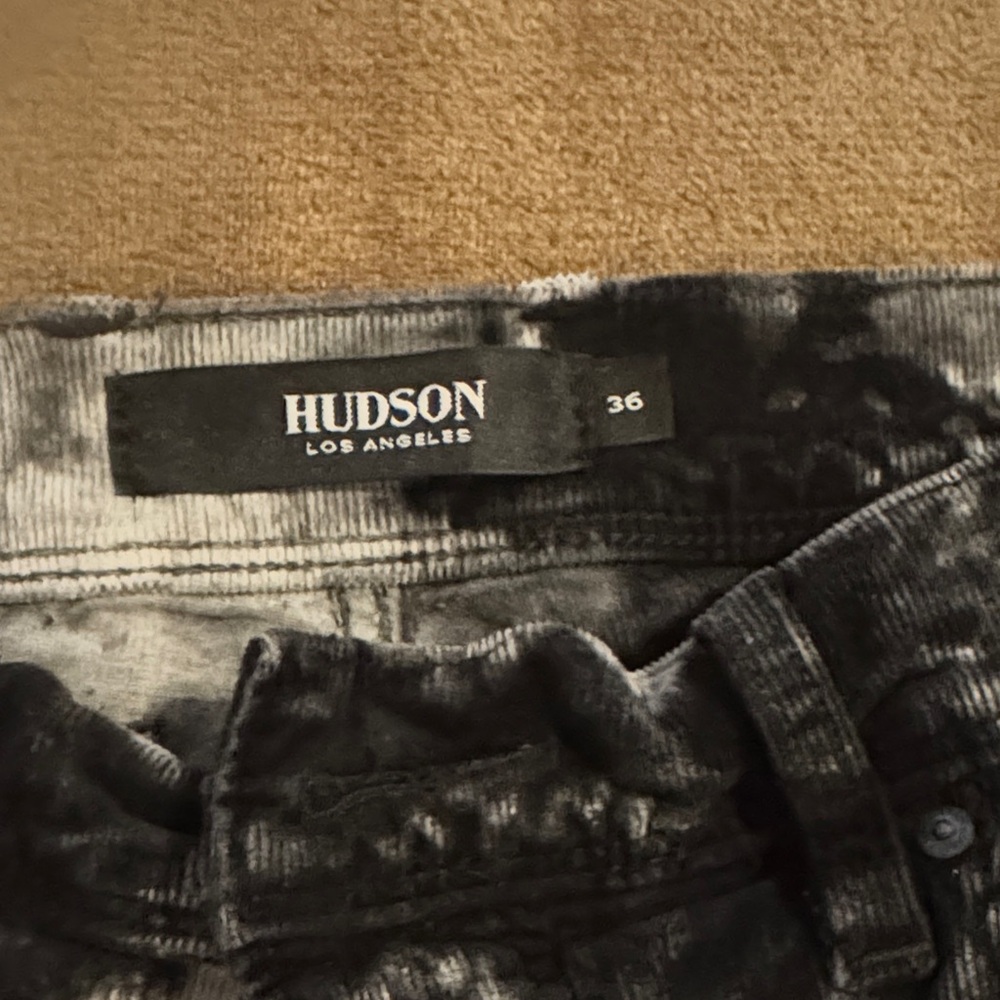 Hudson Jeans Black and Gray corduroys